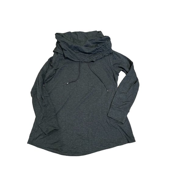 Soft Surroundings Cowl Neck Gray Shirt Size M, #0068 - Picture 1 of 6